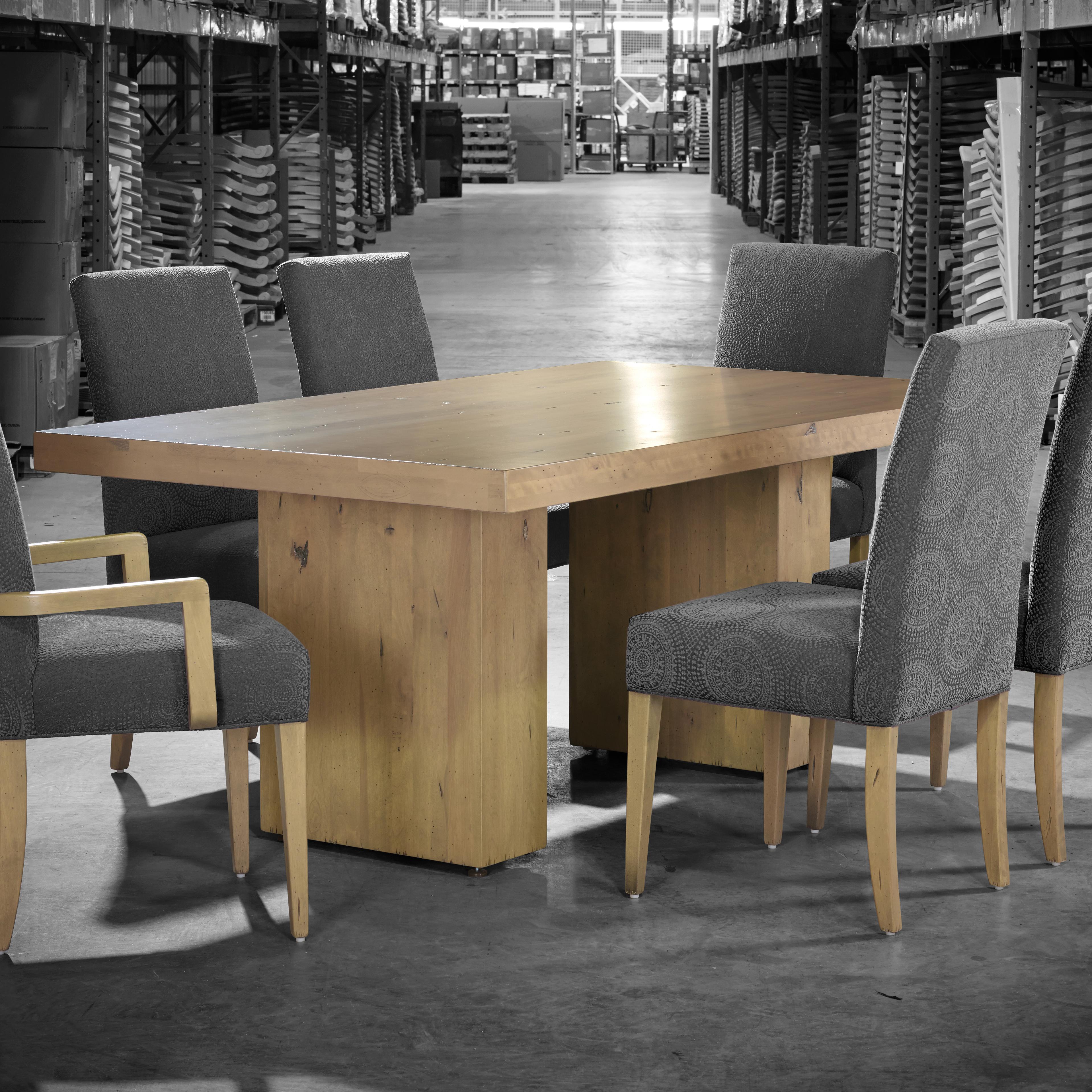 Canadel Loft Custom Dining Customizable Rectangular Table with Double